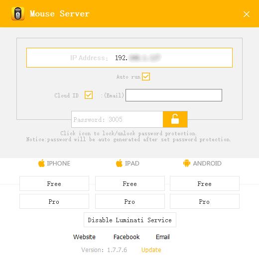 Mouse Server下载,远程控制